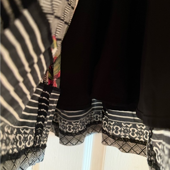 White House Black Market Floral Fit & Flare Skirt Size 14 Office Casual Worship - Picture 3 of 7